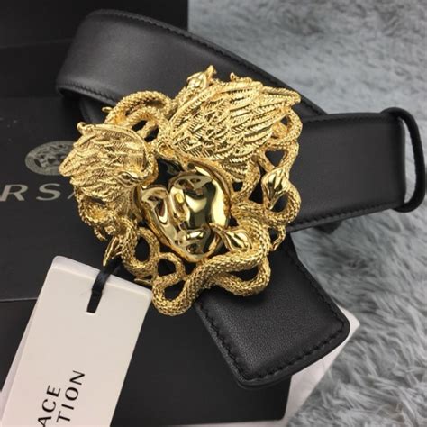 versace medusa head belt price|versace medusa snake wings belt.